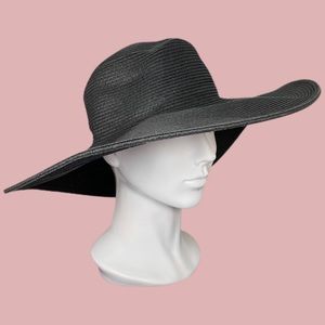 Sun Woven Hat in Black